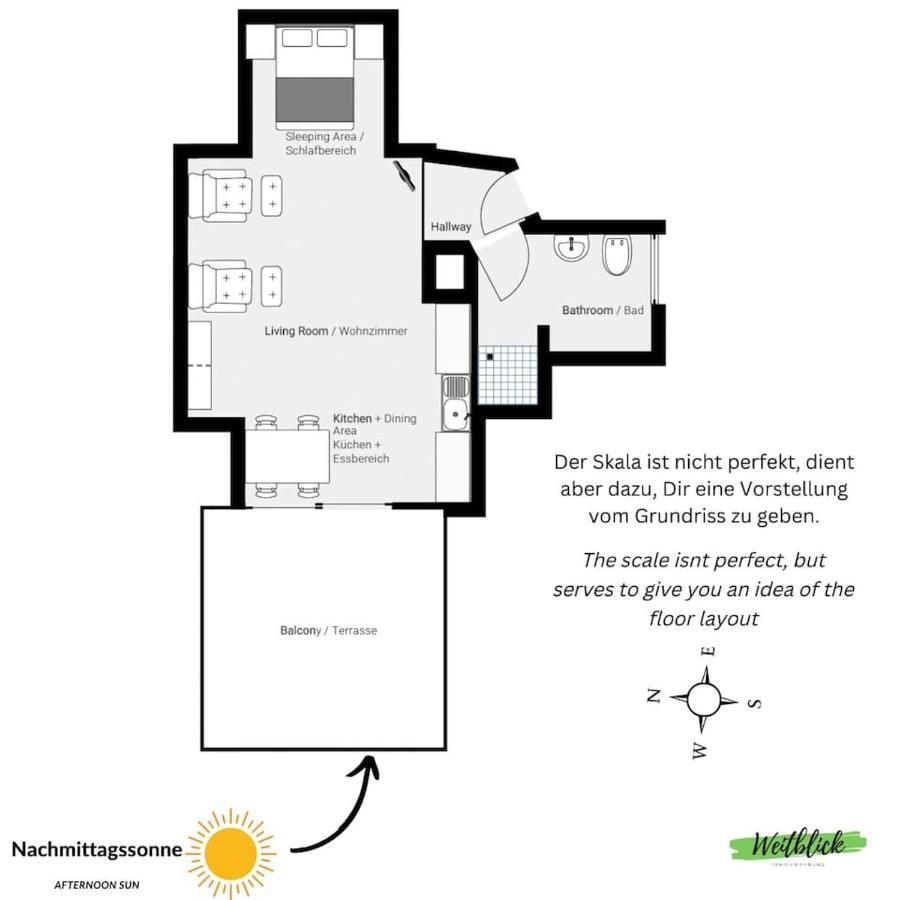 Apartmán Weitblick-Loft Mit Terrasse Rostock Exteriér fotografie